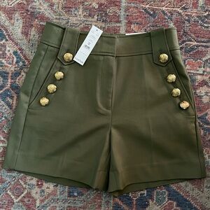 White House Black Market button shorts